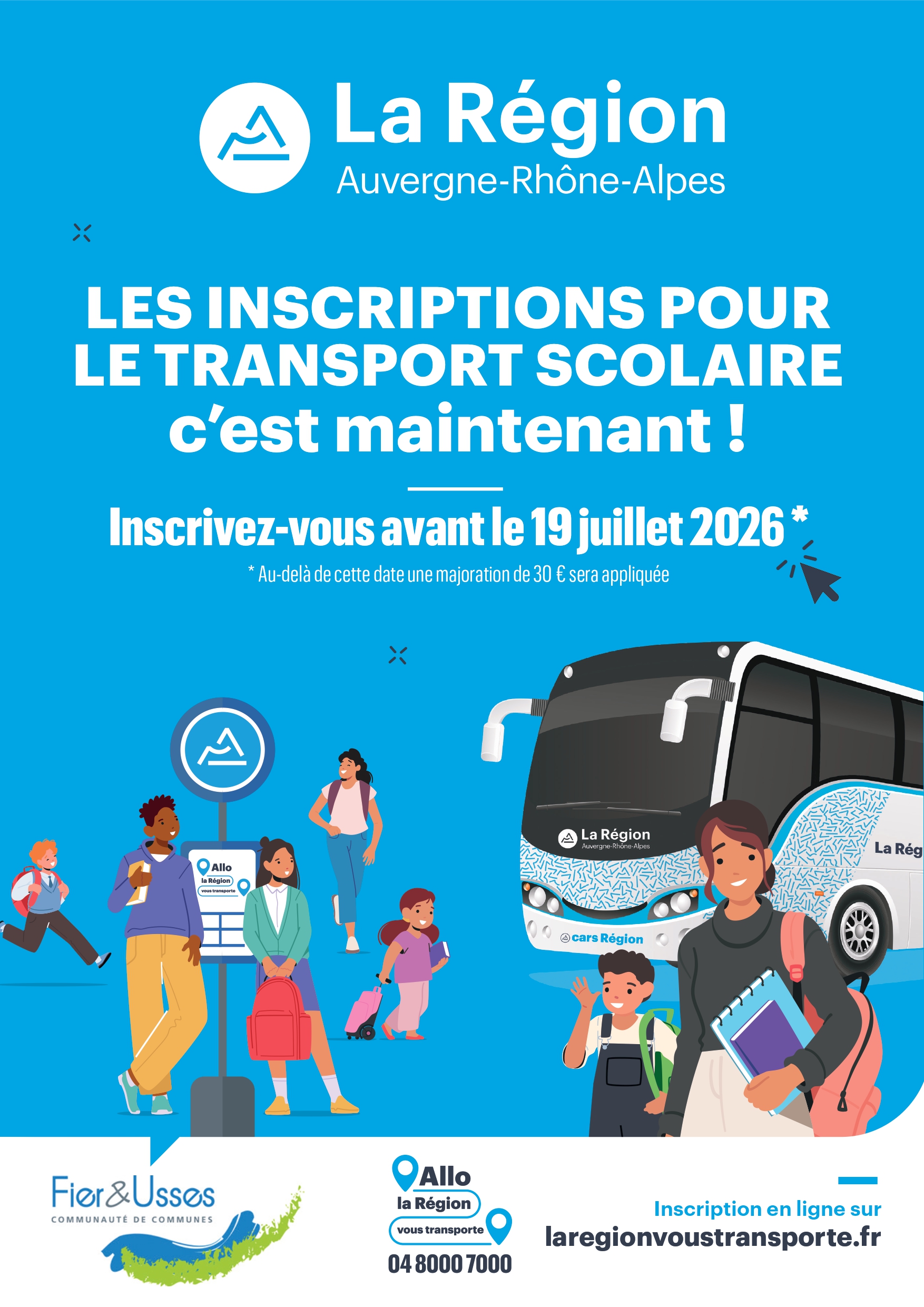 AFFICHE REGION TRANSPORTS SCOLAIRES