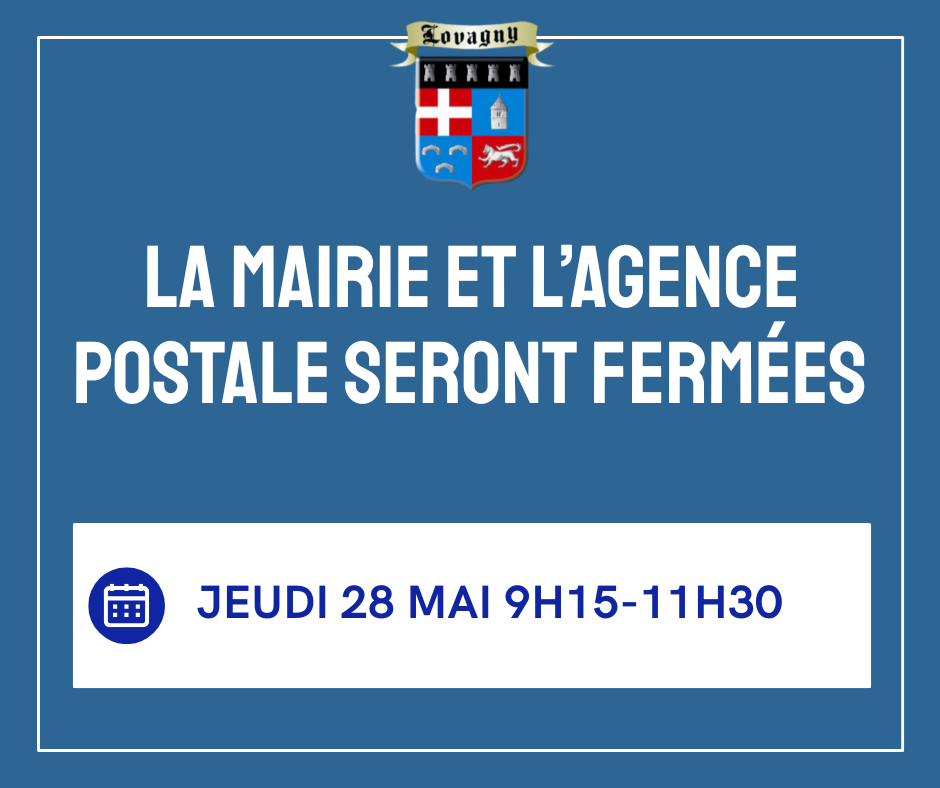 FERMETURE MAI 