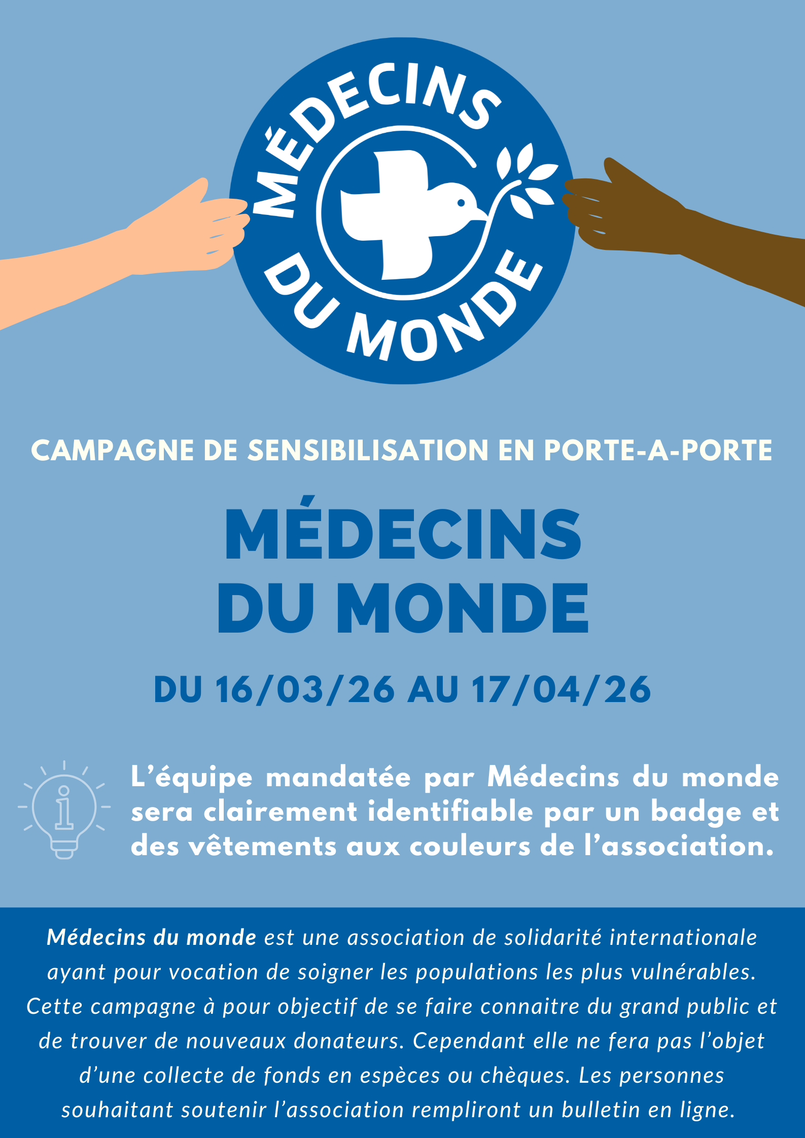 MEDECINS DU MONDE CAMPAGNE