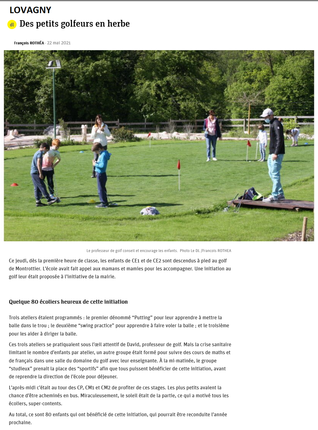 2021 05 22 des petits golfeurs en herbe