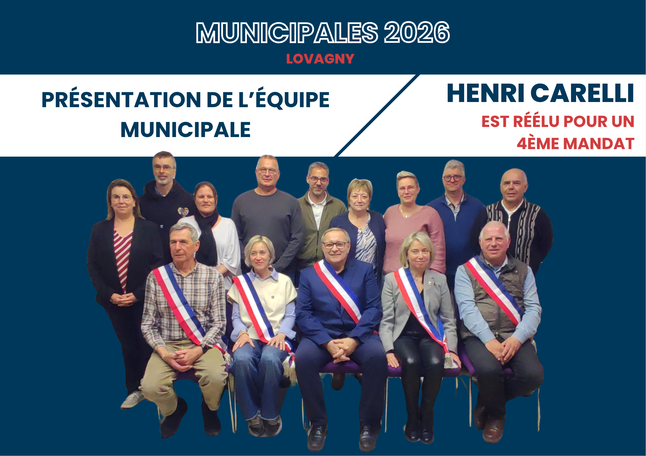 PRÉSENTATION DE LÉQUIPE MUNICIPALE