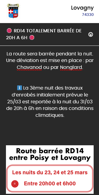 ROUTE BARRÉE RD14 CAPTURE